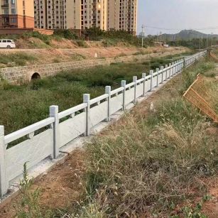 桂林 白麻河道栏杆效果展示图