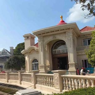 桂林 黄金麻花岗岩欧式别墅