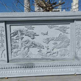 桂林 芝麻白大型照壁，屏风，影壁