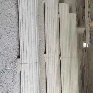 桂林 花岗岩厂家带你看白麻花岗岩门楼大柱柱皮