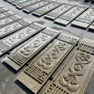 桂林 黄金麻花岗岩外墙雕刻板