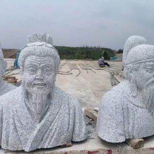 桂林 白麻花岗岩石材人物立体雕刻