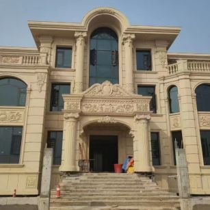 桂林 黄金麻花岗岩别墅外墙干挂