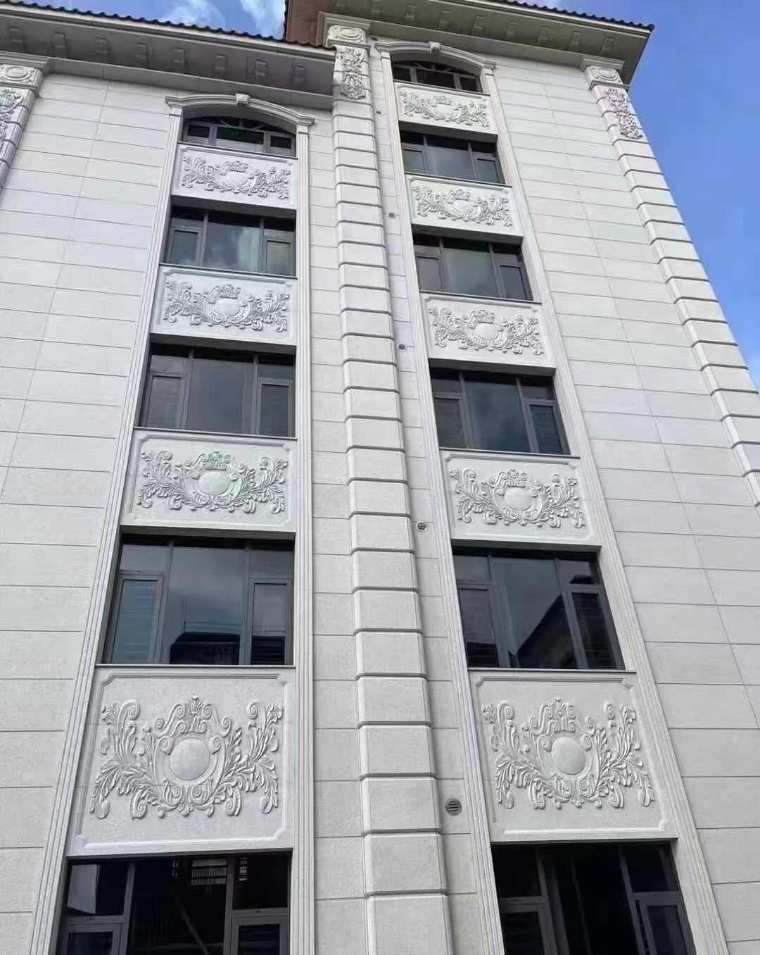 桂林 白麻荔枝面花岗岩别墅外墙干挂