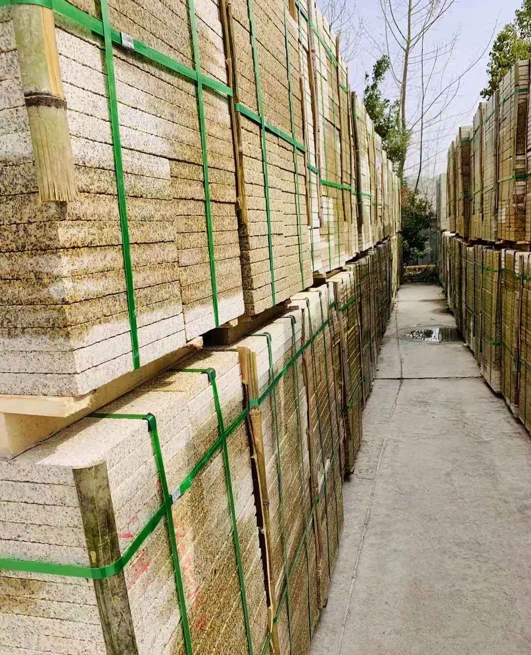 桂林 黄金麻花岗岩荔枝面地铺石