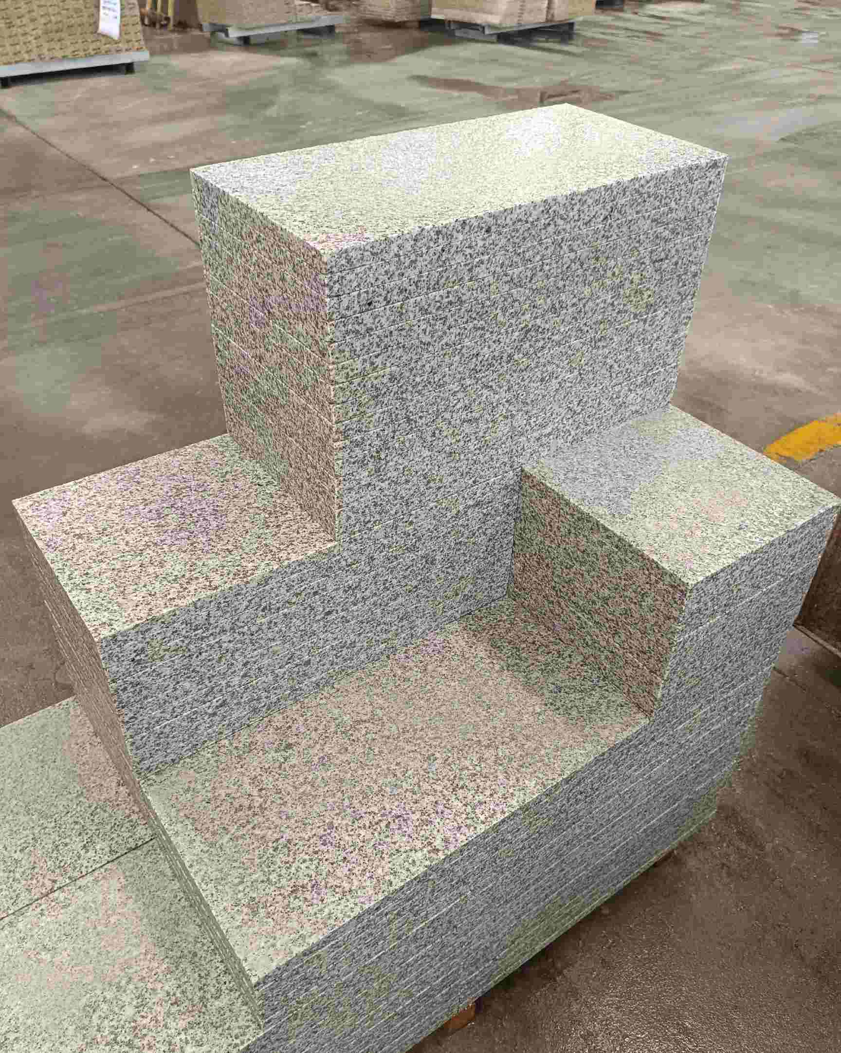 桂林 白麻花岗岩荔枝面地铺石