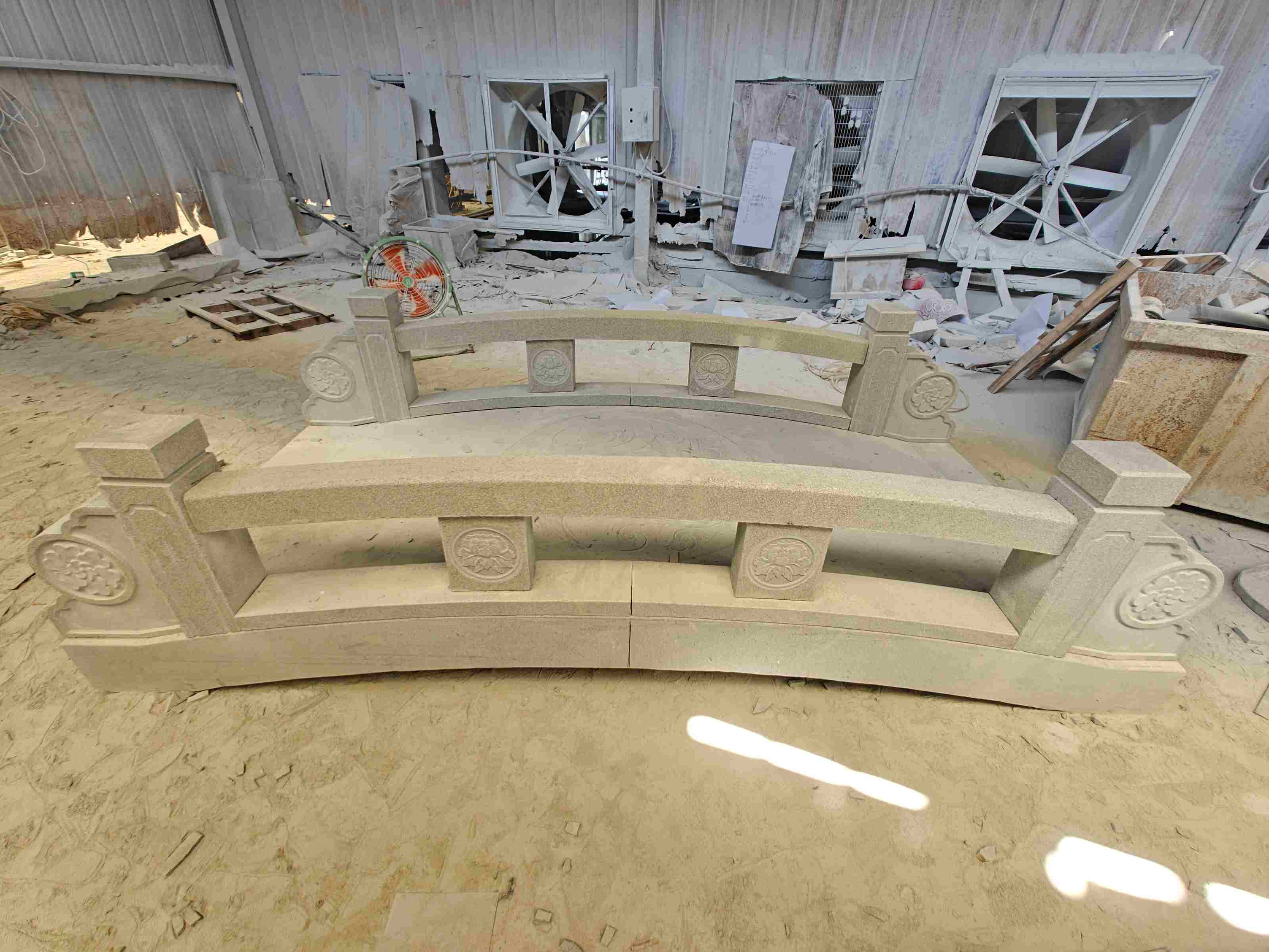 桂林 芝麻灰花岗岩异形加工-拱桥，石桥