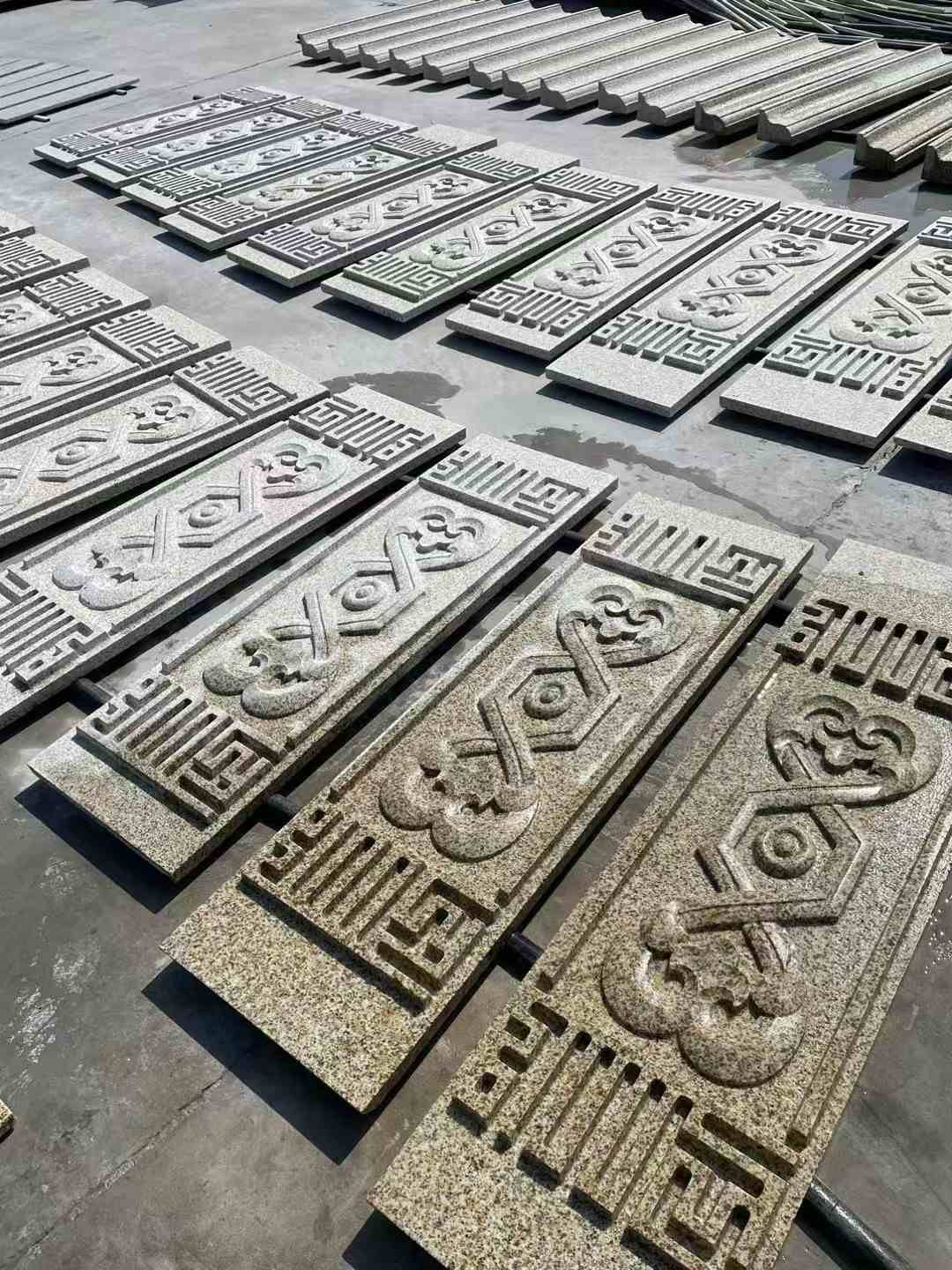 桂林 黄金麻花岗岩外墙雕刻板